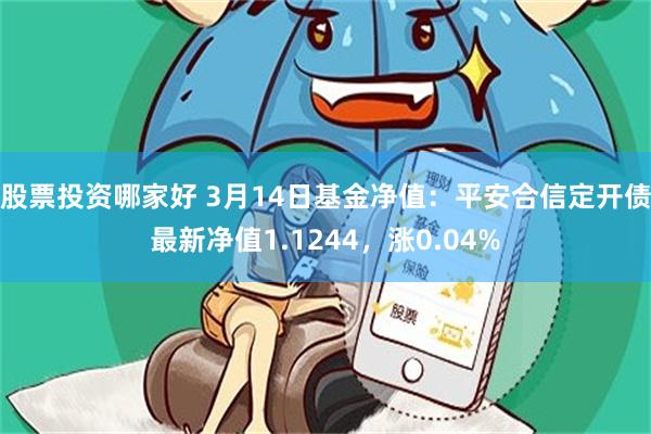 股票投资哪家好 3月14日基金净值：平安合信定开债最新净值1.1244，涨0.04%