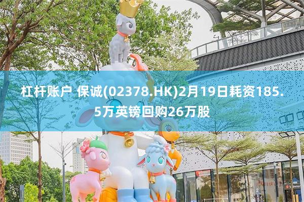 杠杆账户 保诚(02378.HK)2月19日耗资185.5万英镑回购26万股